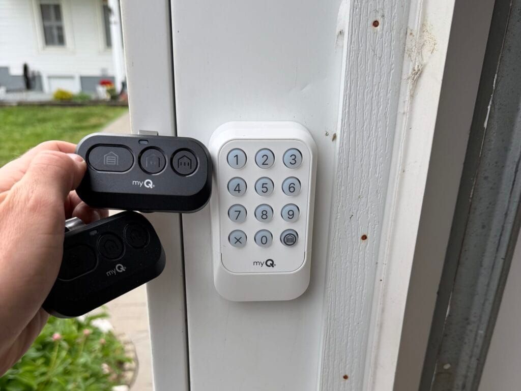Programming a garage door keypad and remote in Lexington KY